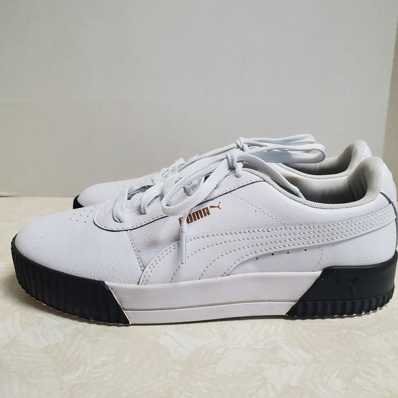 Puma Men's White and Black Sneakers - Picture 1 of 5